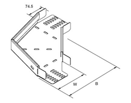 Unistrut Flat Bend Tray