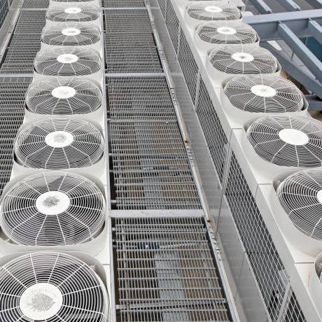 Mount HVAC ducts and equipment