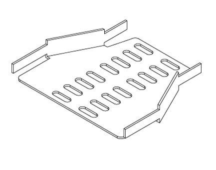 Unistrut Cable Tray Reducer