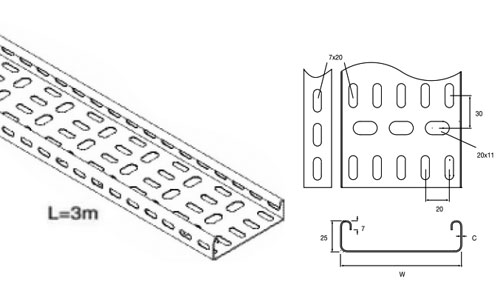 Unistrut Medium Duty Cable Tray