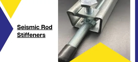 A galvanized steel strut channel featuring an adjustable threaded rod end plug secured with a hex bolt and square washer.