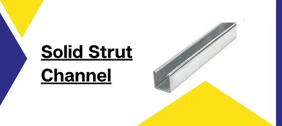 Galvanized steel C channel used for structural framing and support applications.