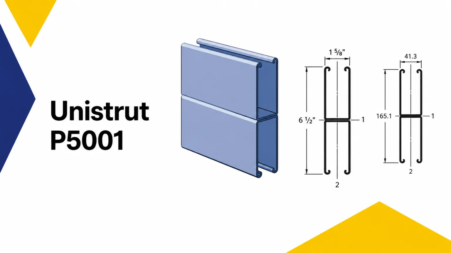 Unistrut P5001 and P5000